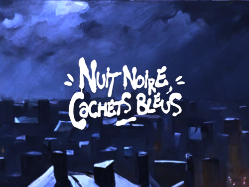 Nuit noire, cachets bleus